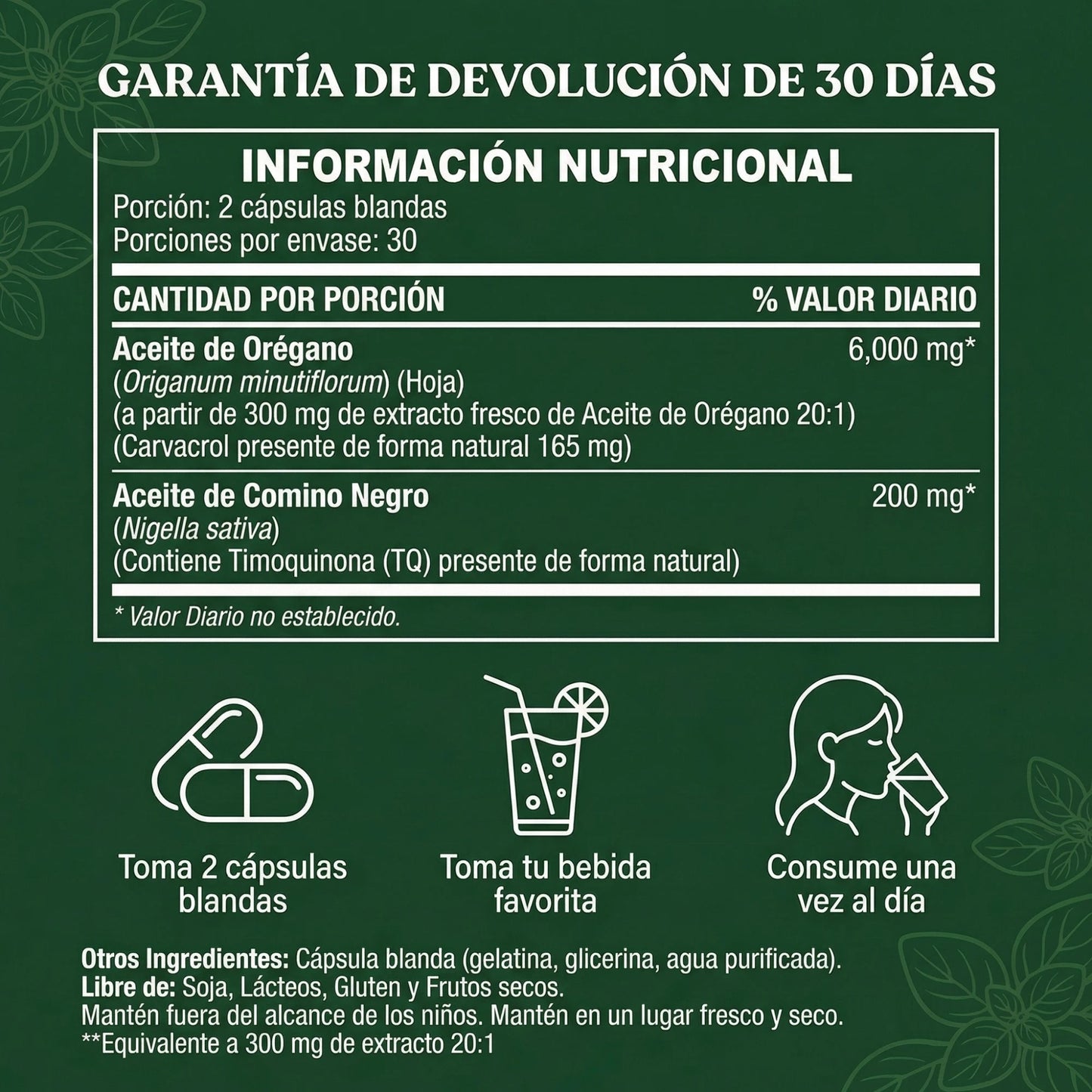 OrigaMix® — Aceite de Orégano en Cápsulas