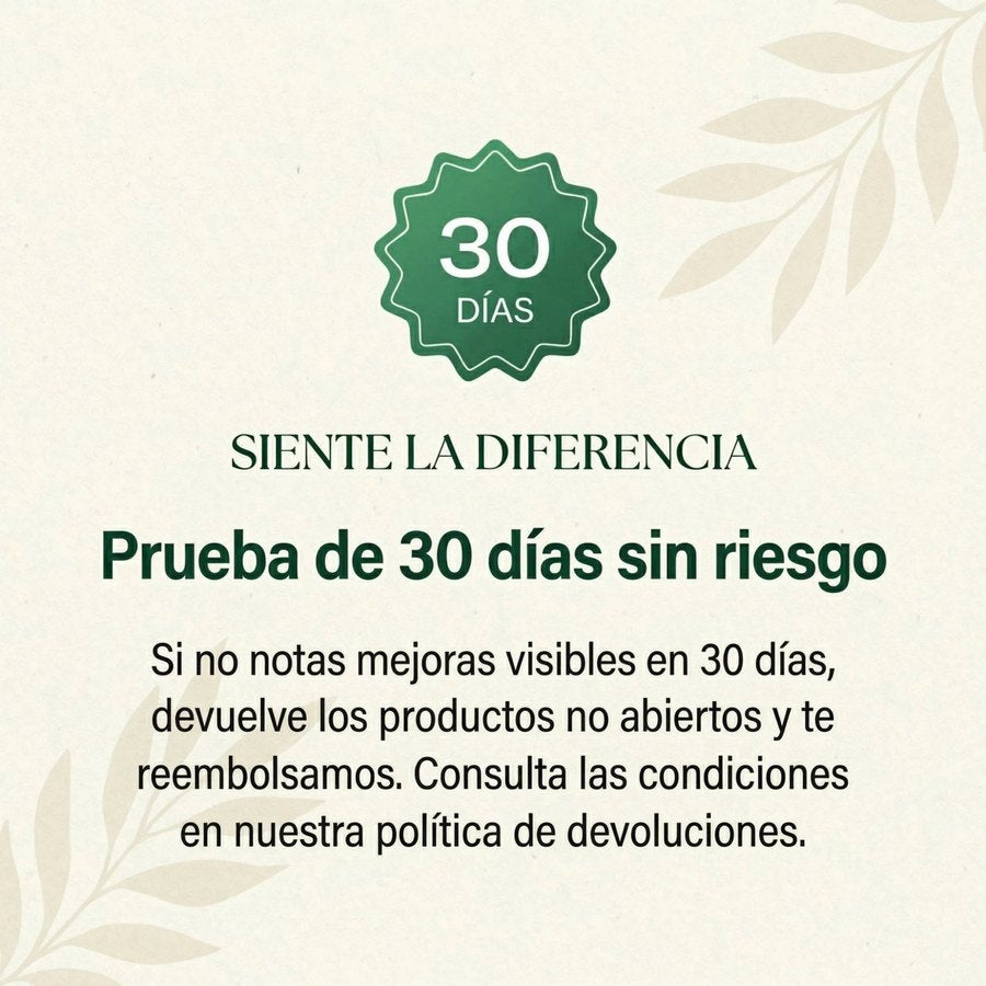 Garantía de 60 días: prueba sin riesgo