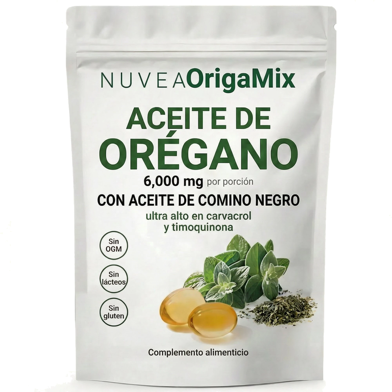 OrigaMix® — aceite de orégano y comino negro en cápsulas